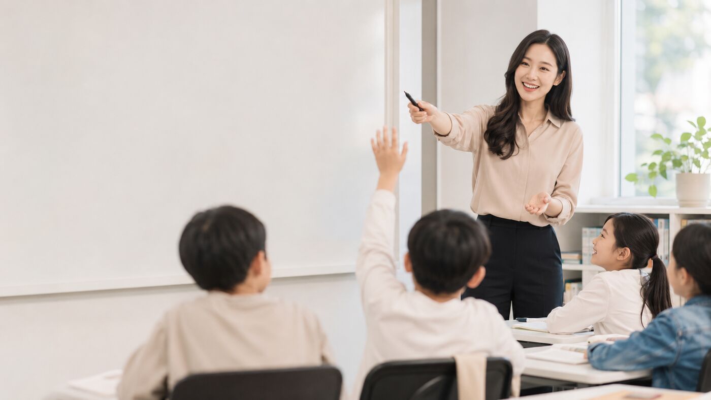 강의 중인 강사